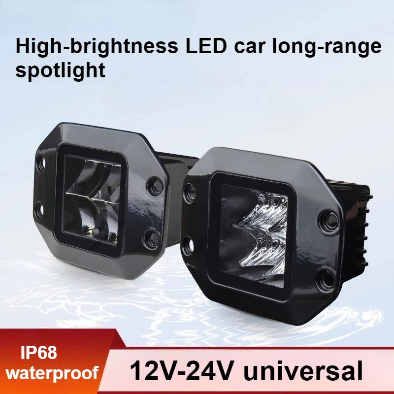 

For Off-Road Vehicle Grille Spotlights Front And Rear Bumper Fog Lights 12V Roof Rack Lights And Car LED Reversing Lghts