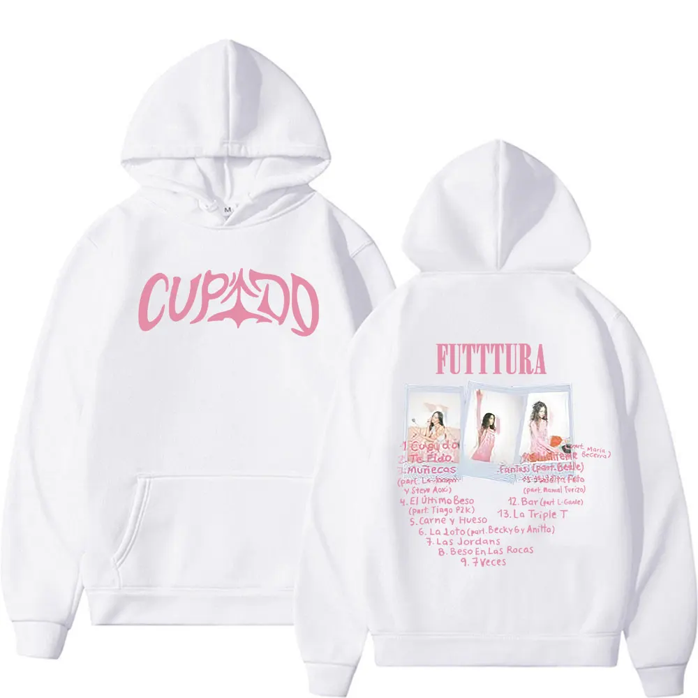 ألبوم جولة المغني TINI STOESSEL Futura 2025 جرافيك هوديس الرجال النساء الملابس الرجعية المتضخم هوديي بلوزات عالية الجودة #6