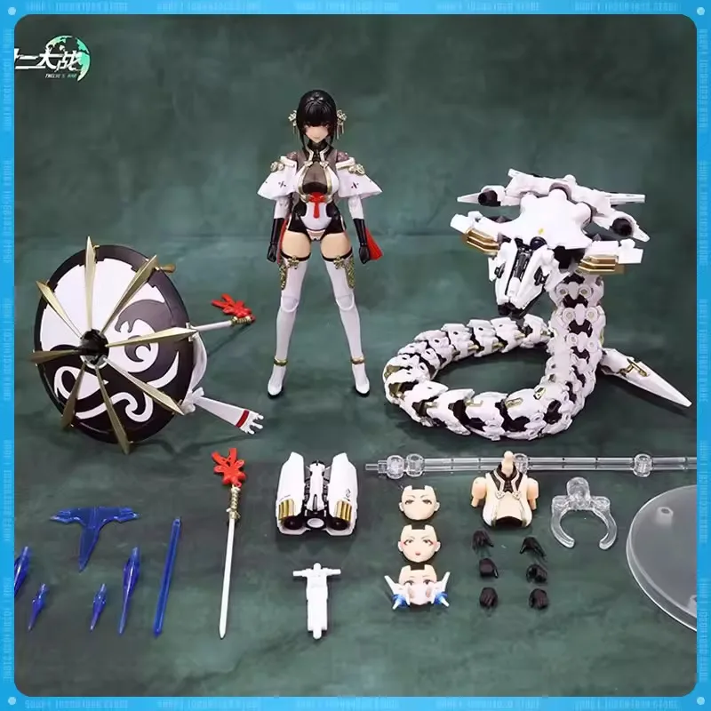 

1/12 12taisen Samael Фигурка Мобильная сборка Меха Мобильный костюм Модель девушки Кукла Коллекционная игрушка Украшение рабочего стола Подарки
