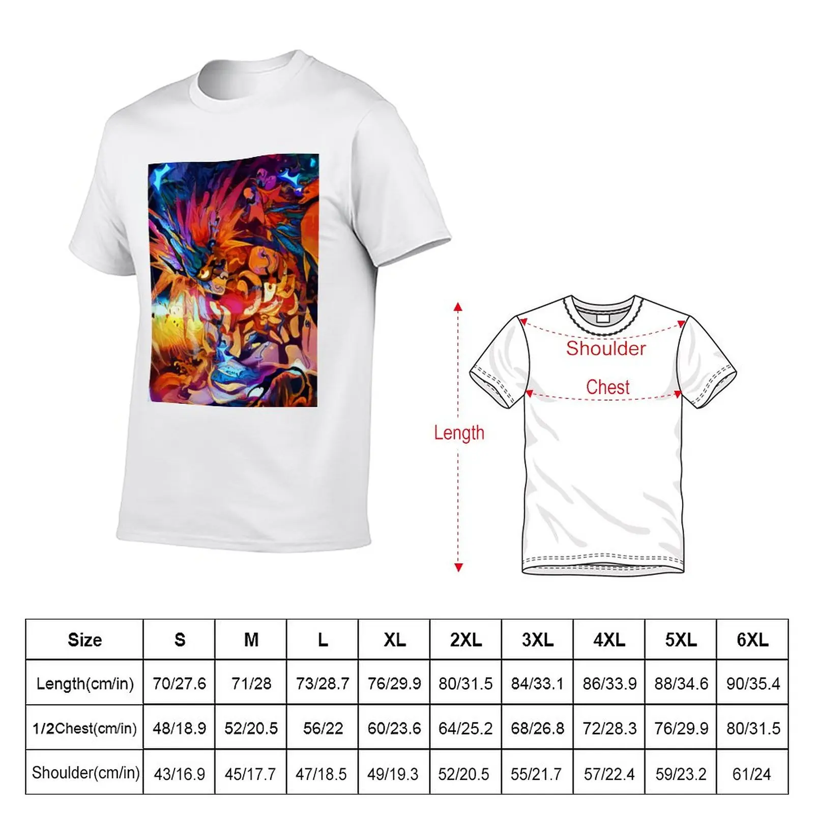 Colorful Boros T-Shirt summer tops cute clothes mens t shirts