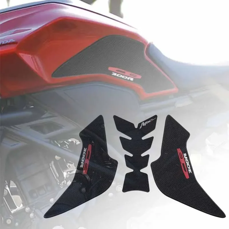 

3M Rubber Tank Grip Pads stickers For Honda CB300R 2023 CB 300 R Protector Sticker Traction Pad Side Motorcycle Accessories