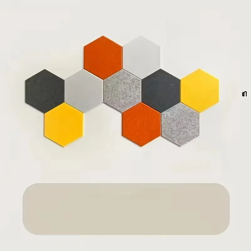 Thickened Sound Proof Felt Wall Tile Acoustic Panel Wallpaper Home Office Studio Bedroom Soundproof Cork Bulletin Boards Decor - view 4