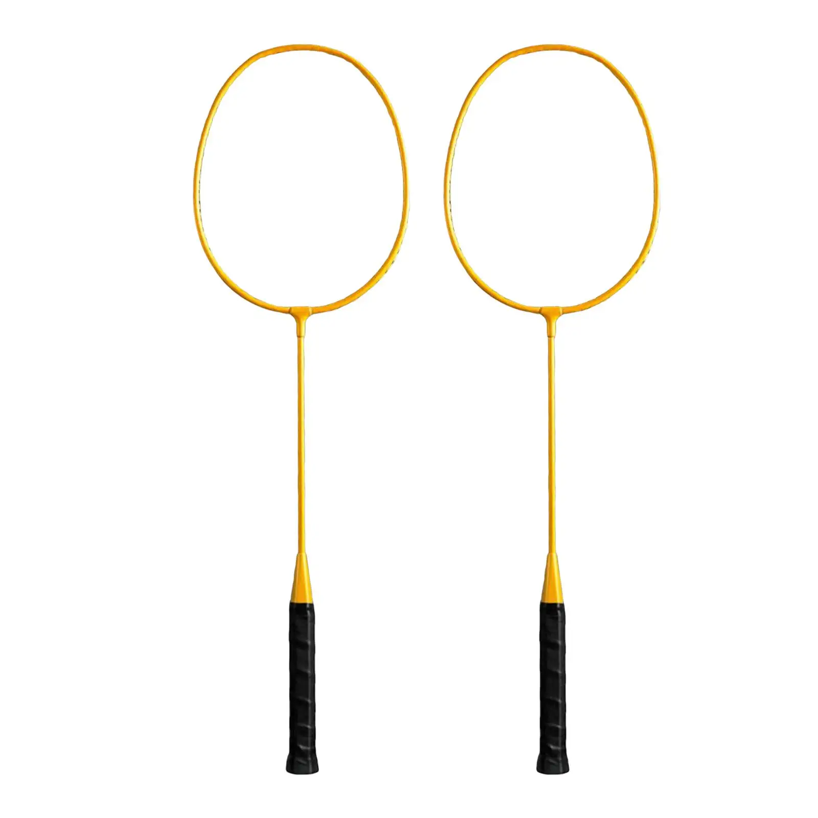 2Pcs Professional Badminton Rackets Set Playing for Training Sports Couples