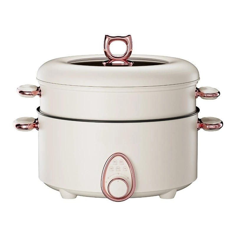 

Electric hot pot household multi-functional wok integrated electric pot 5-liter dormitory cooking noodle pot electric