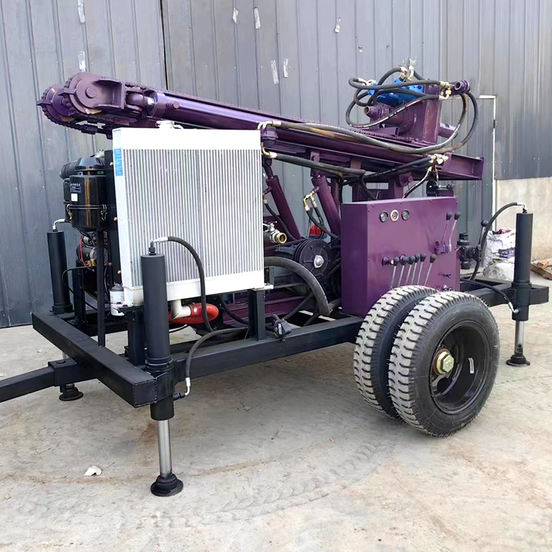 

Customized 300m Best-selling Diesel Crawler Drill High-Efficiency Hydraulic Rotary Water Well Drilling Rig