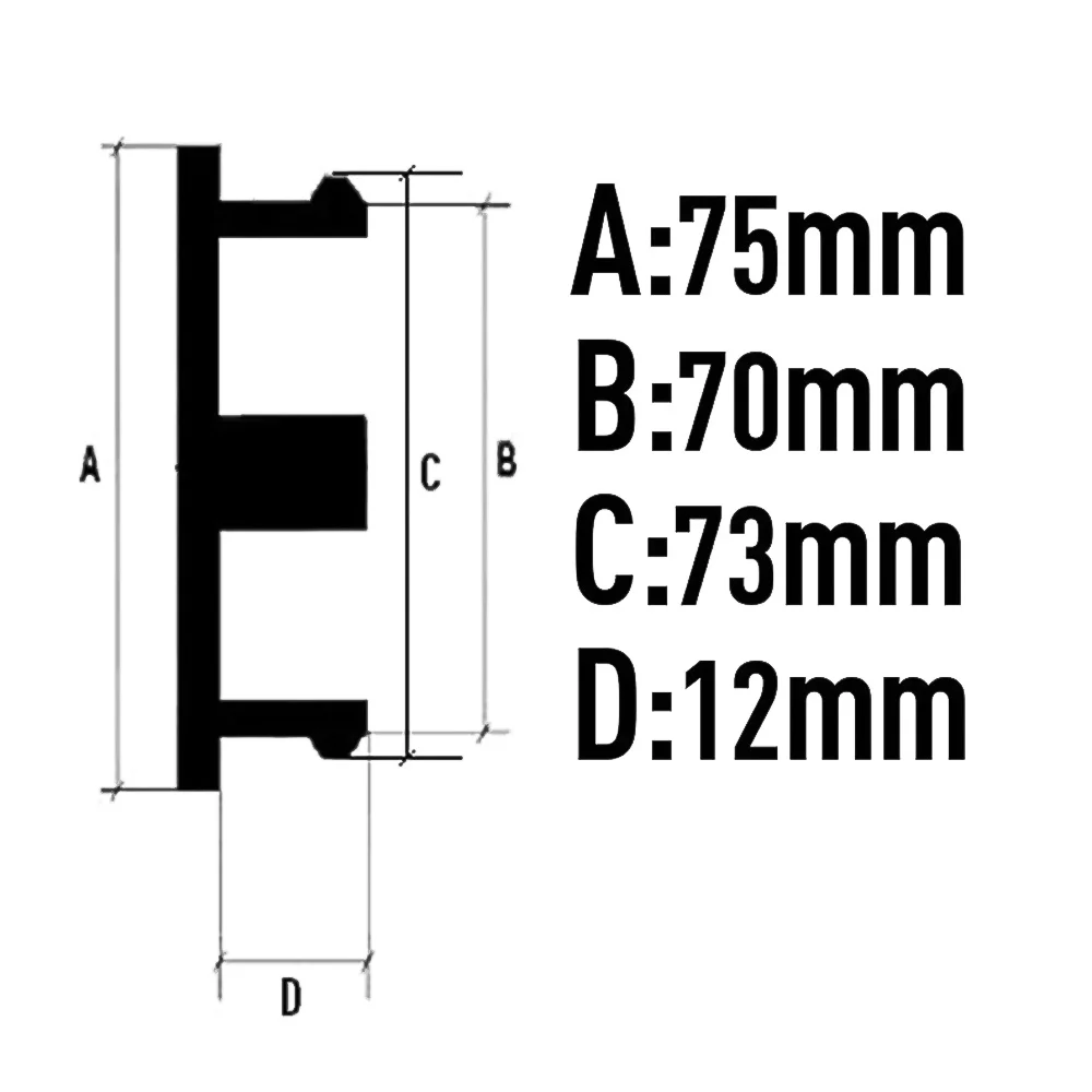 4Pcs ABS Plating 75/73mm Car Wheel Center Cap Vehicle Tyre Tire Rim Hub Caps Dust-proof Cover Clip Universal Auto Accessories