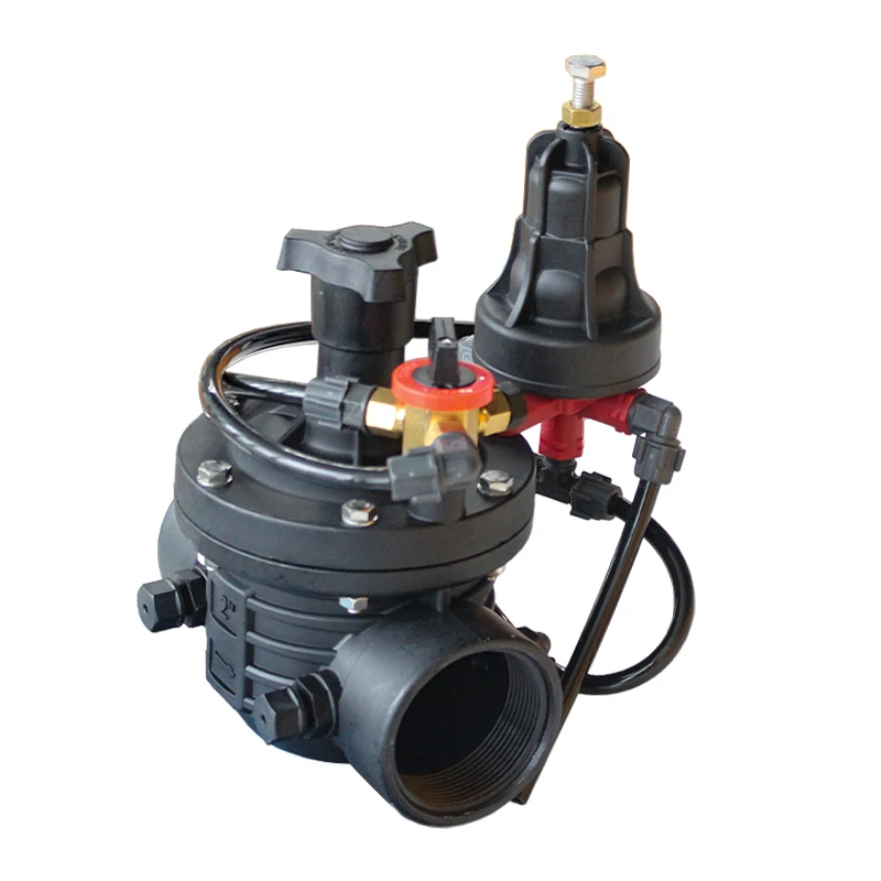 20252인치 밸브 수력 제어식 농지 관개 시스템 부속품 수동 압력 릴리프 밸브