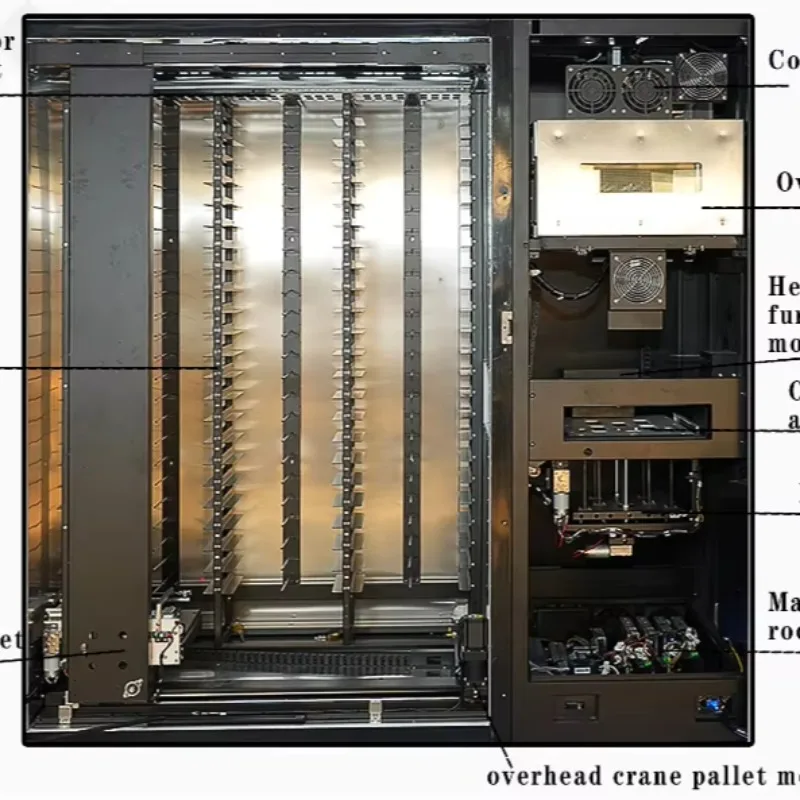 Customized Commercial  Fast Food Custom Fresh Pizza Vending Machine Fully Automatic Multiple Payment Options High Revenue