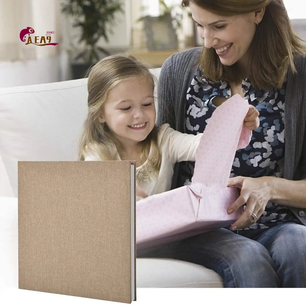 

AEA9-фотоальбом, альбом для вырезок, самоклеящийся альбом для вырезок, винтажная книга памяти с пустыми страницами, подарок на Рождество, день рождения, годовщину свадьбы