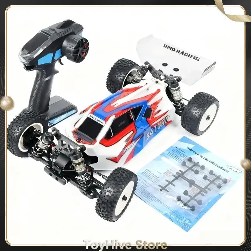 รถบังคับวิทยุ HNR H9806 ขนาด 1/10 ขับเคลื่อนสี่ล้อ ระบบไฟฟ้า ไร้แปรงถ่าน ตัวถังคาร์บอนไฟเบอร์ สำหรับขับขี่ออฟโรด ความเร็ว 85 กม./ชม. รุ่น Saturn