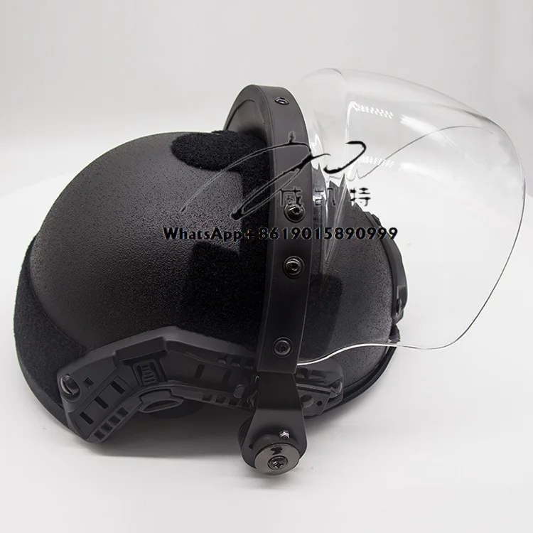 Tactical FAST Aramid Helmet With Universal Face Visor