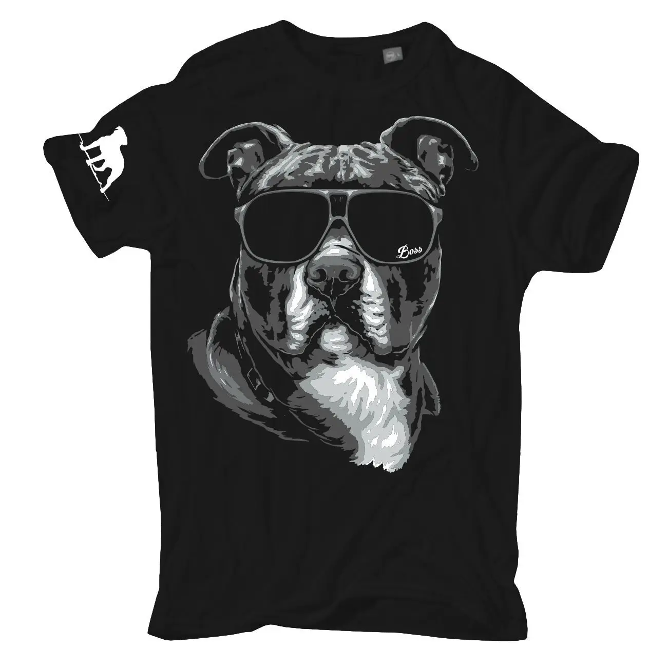 Camiseta de talla grande American Staffordshire Terrier 3XL a 8XL Bull Terrier Dogs