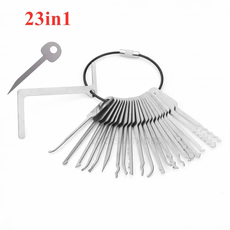 New 23IN1 Full Set Universal Wrench Suitable Tool Portable Tool for Unlocking Doors Use Opening Doors When Keys Are Forgotten