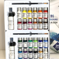 3D Printing Model Coloring Dope-Dyed Fabric Colours 10ml Special Pigment PLA ABS Post-Processing DIY Coloring Kit Tool 18 Colors