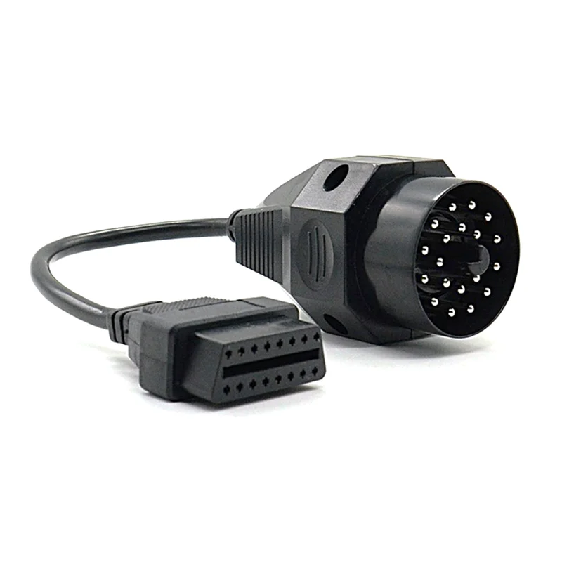 For BMW 20 Pin To OBD2 16 Pin Interface Connector OBDII Adapter For BMW E36 E39 E30 F20 X5 Z3 E53 Car Diagnostic Cable
