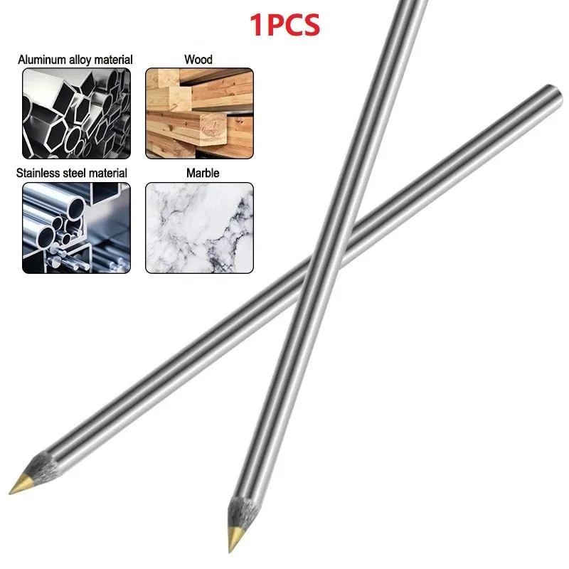 1 Pc Diamond Glass Tile Cutter Carbide Scriber Hard Metal Lettering Pen Construction 141mm Cutting Machine Construction Tool