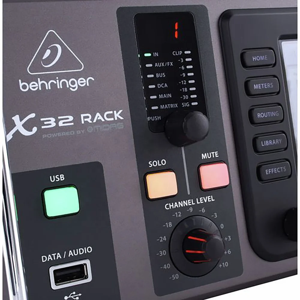 32 Channels Digital Mixer Behringer X32 Rack 16 XLR Mic/Line Inputs 32*32 USB Audio Interface Pa System Music Equipment