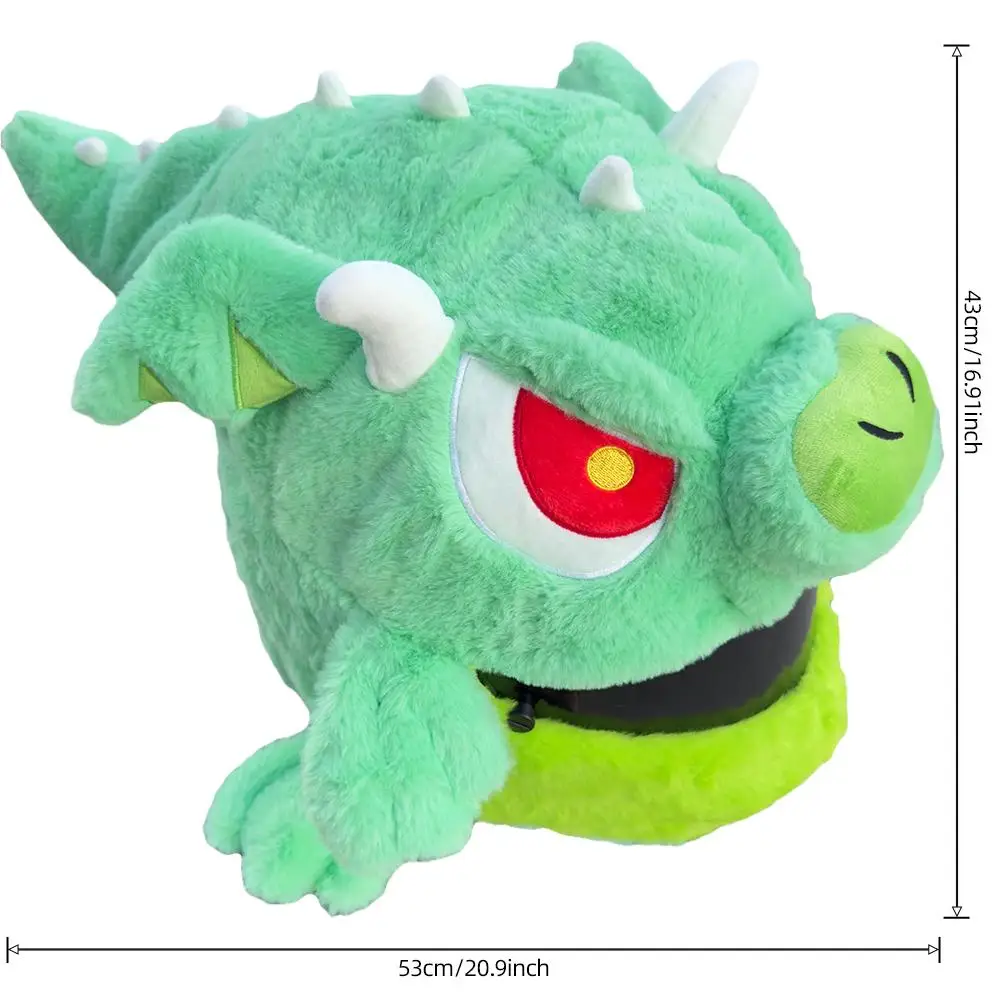 Cute Funny Animal Plush Anti-scratch Protective Motorcycle Helmet Cover for Men Women