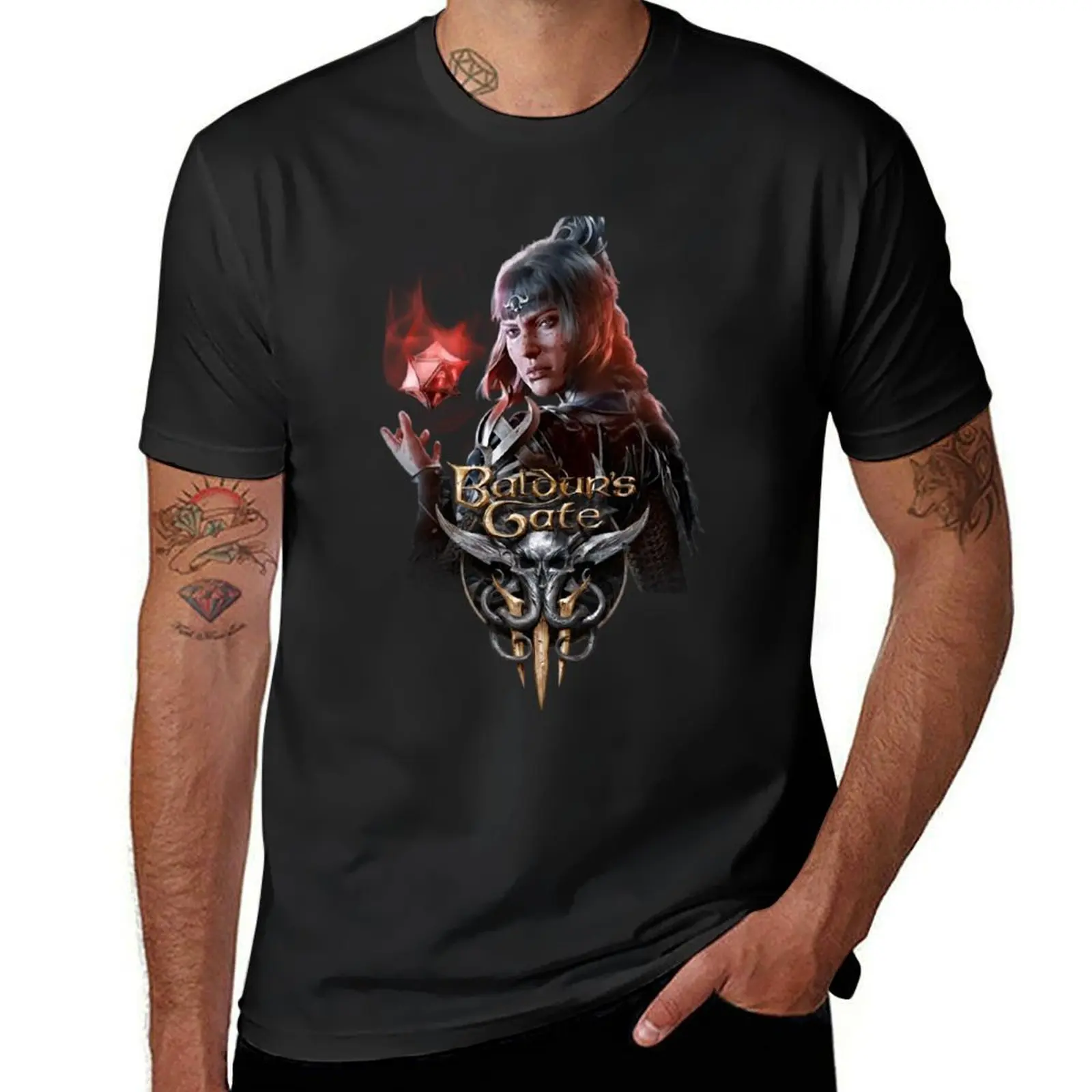 

Shadowheart T-Shirt hippie clothes graphics mens plain t shirts