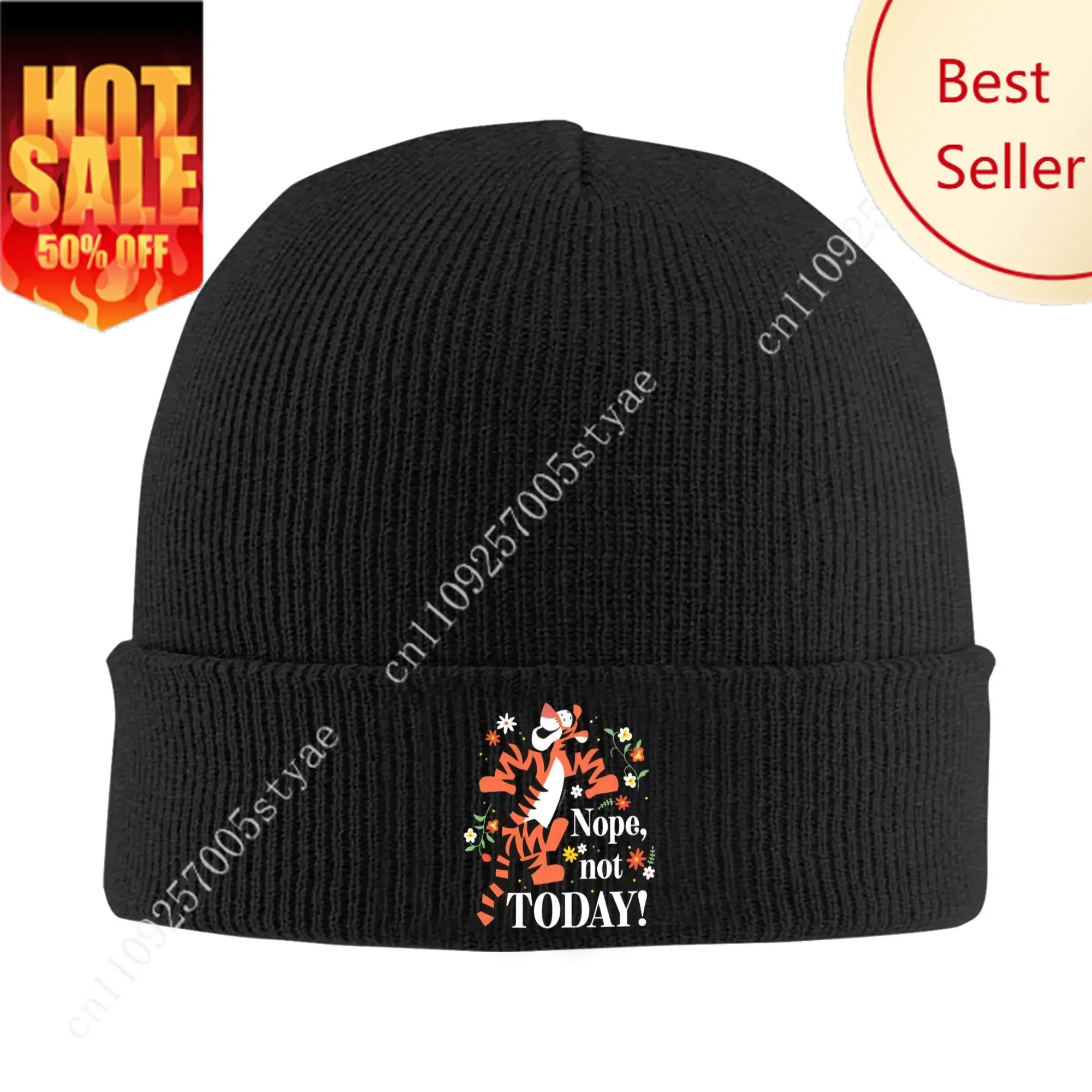 

Winnie the Pooh Tigger Knit Hat Hip Hop Caps Disney Cartoon Men Women Unisex Beanie Hats Spring Design Elastic Bonnet Hats