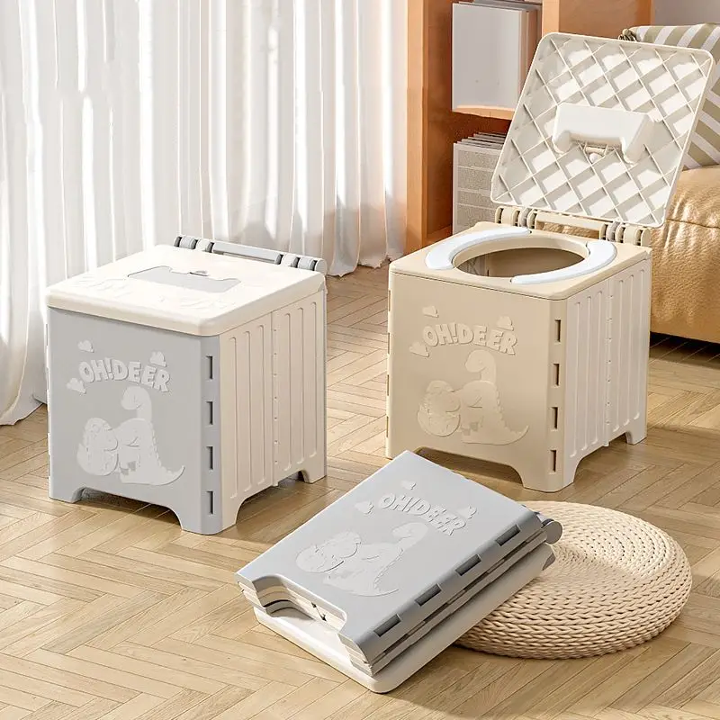 

Foldable toilet for children aged 1-6, portable urine container for outdoor use, baby car seat toilet for road trips