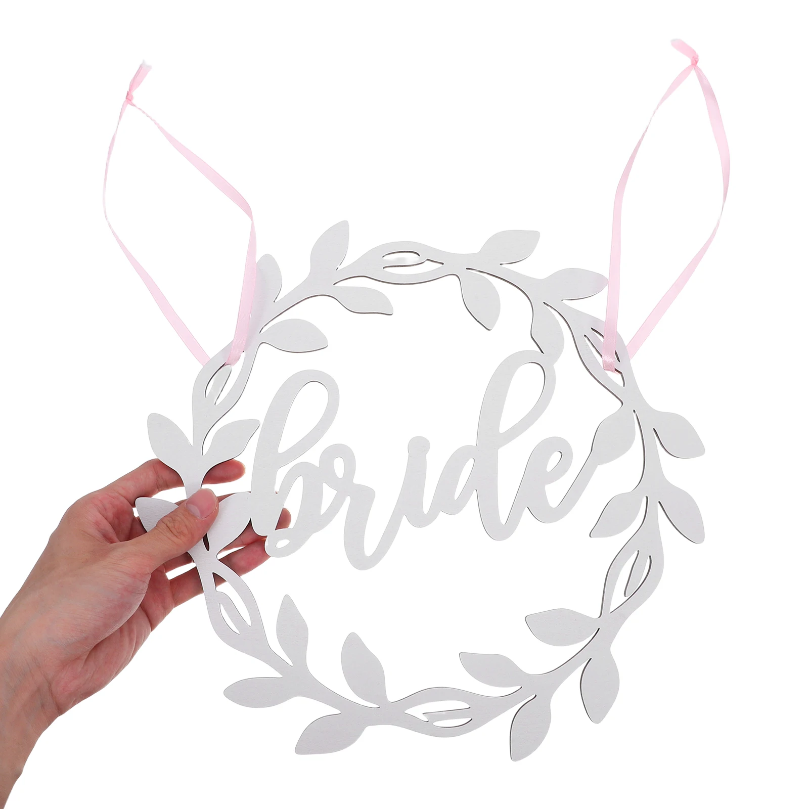 

1Set Wedding Chair Decorations Bride Groom Wooden Signs Creative Bride Groom Sign for Wedding Ceremony Reception Decor