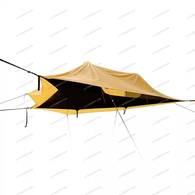 2-3 Person Double Layer Hanging Tree Tent with Rainfly, Camping Hammock Tree House Tent