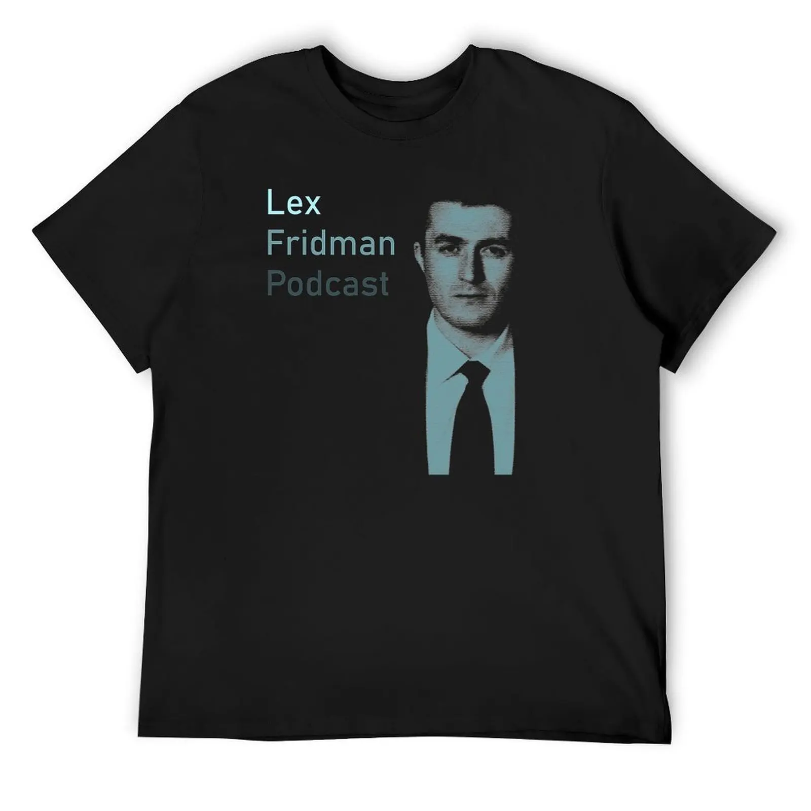 Lex Fridman Podcast T-Shirt graphics sweat slim fit t shirts for men