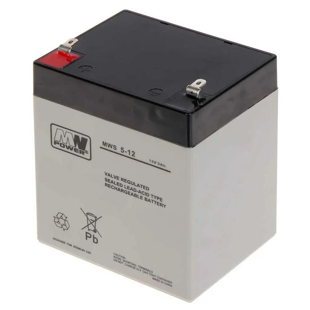 MW Power Bateria Plomo-ácido 12V 5Ah para Equipos Diversos