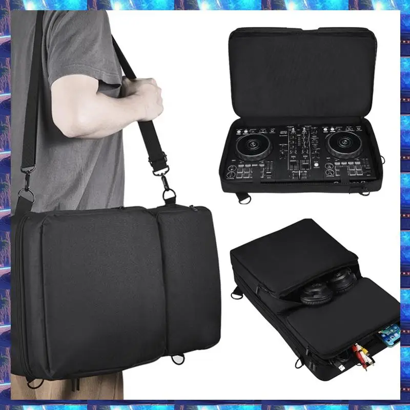 

2025 1 Piece Portable DJ Controller Storage Bags Dustproof Turntables Protective Case Black Polyester For Pioneer DDJ-400 DDJ-FL