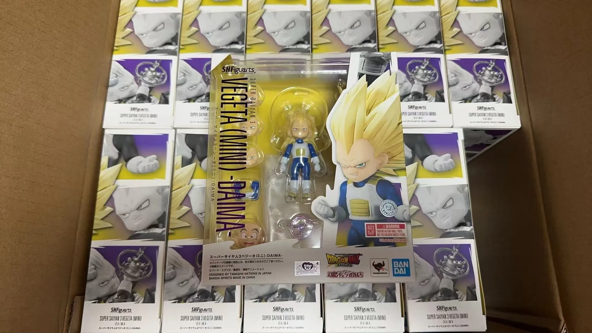 حقيقية SHF لعبة دراغون بول أنيمي الشكل دايما فيغيتا عمل الشكل SSJ3 فيغيتا تمثال جمع تمثال نموذج حلية اللعب هدية #6