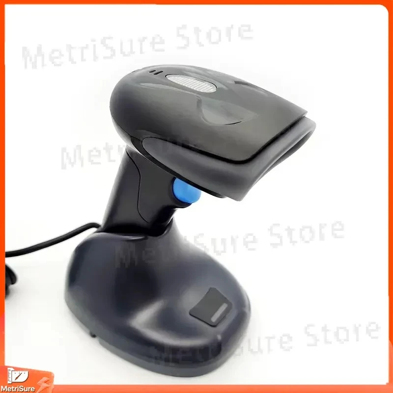 Passport ID Scanner 2D Barcode Reader USB Wireless Handheld Scanner for Document Verification Travel Security Office