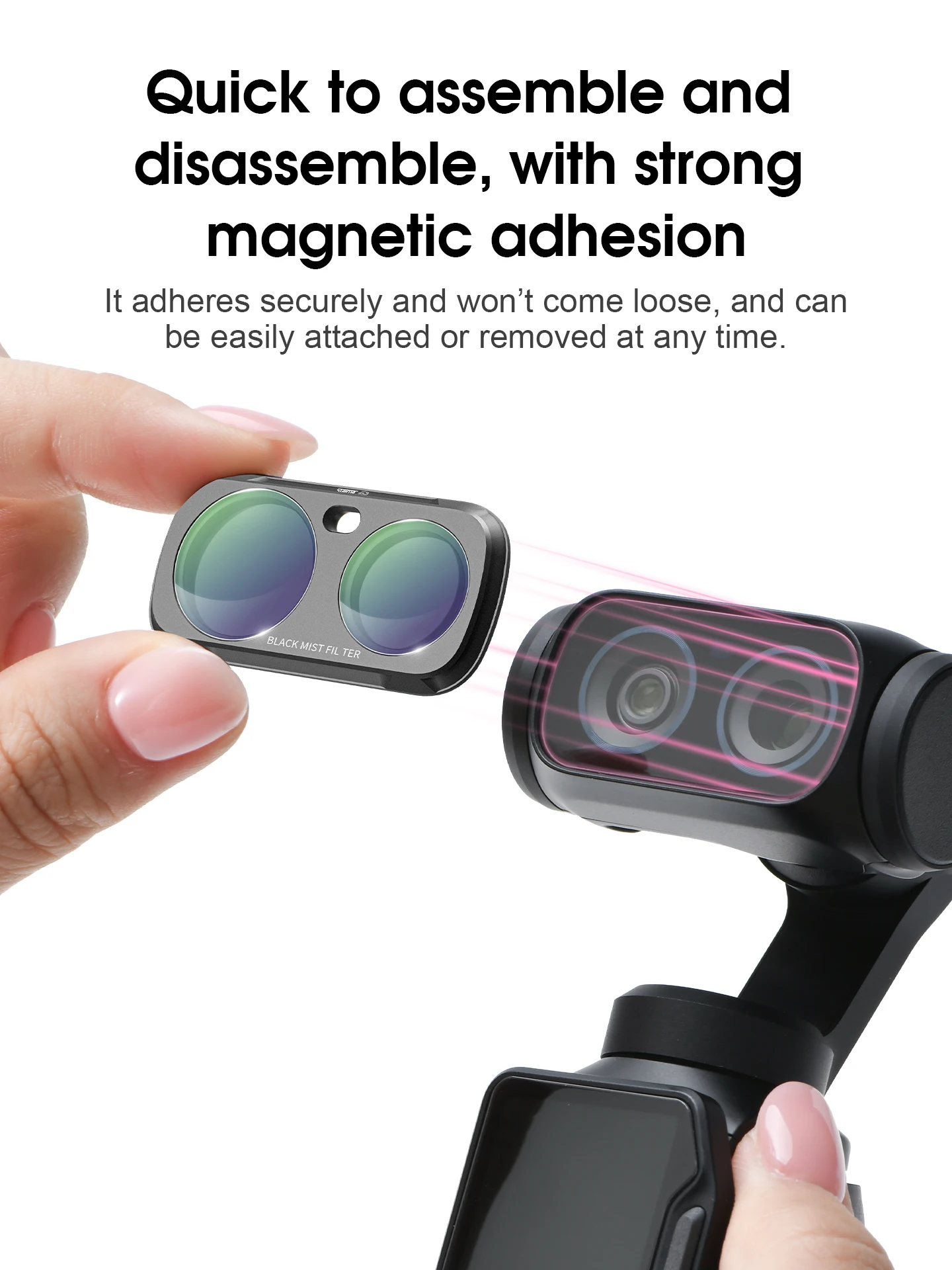 

Lens Filter For Insta360 Luna Ultra Adjustable UV CPL VND Black Soft Filter HD Optical Glass Anti-Light Pollution Accessory
