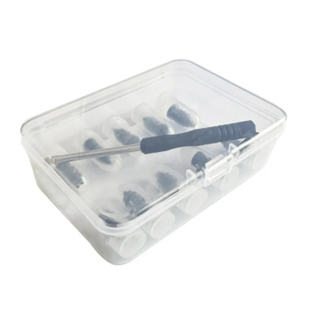 10/20Pcs Rubber Car Tyre Repair Nail Self-Service Tool Tubeless Repair Self-Tapping Screw Safety with Screwdriver