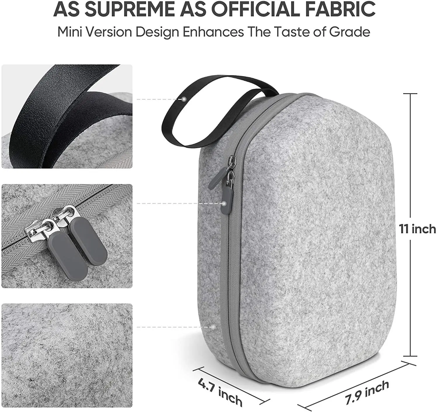 سماعة رأس الواقع الافتراضي حقيبة حمل لـ Meta Quest 2 ، حزام رأس النخبة الأصلي ، ملحقات وحدة التحكم ، السفر ، حقيبة قشرة صلبة