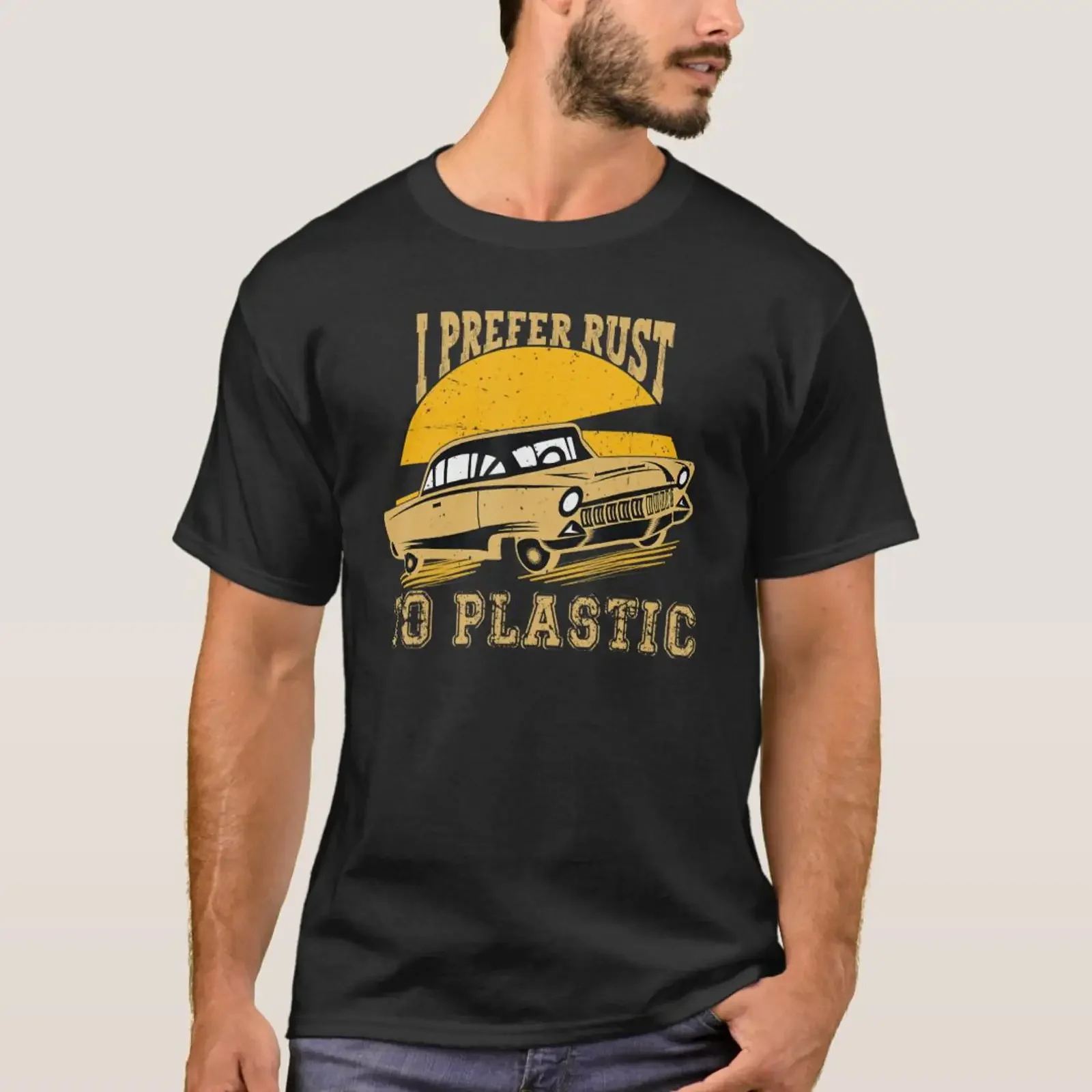 Vintage Car Oldtimer Quote Gag Father's Day T Shirt vintage Washed Soft designer clothes Unisex graphic Versatile Breathable