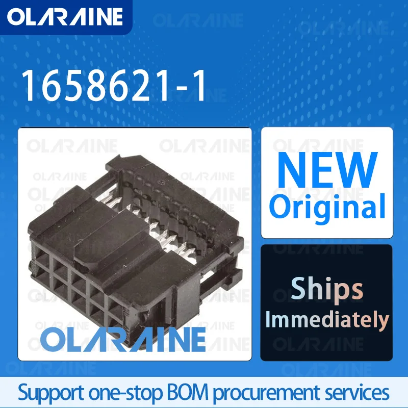 

20/50/100Pcs 1658621-1 100% brand new and original IC chip Headers and wire housings Connector 10 Position