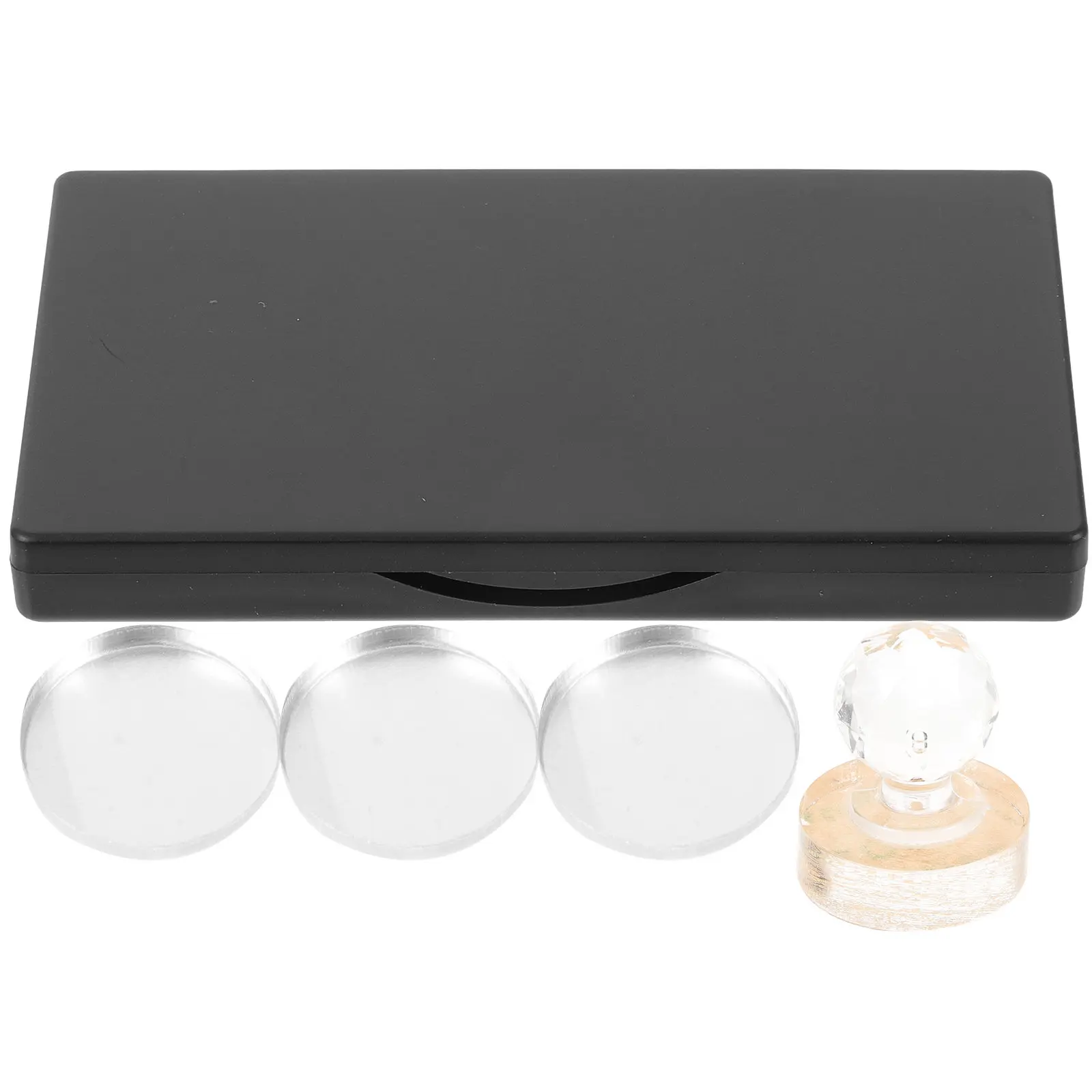 1Set Eyeshadow Palette Empty Sturdy Portable Makeup Container Mirror DIY Blush Lipstick Eyebrow Powder Travel Compact Palettes
