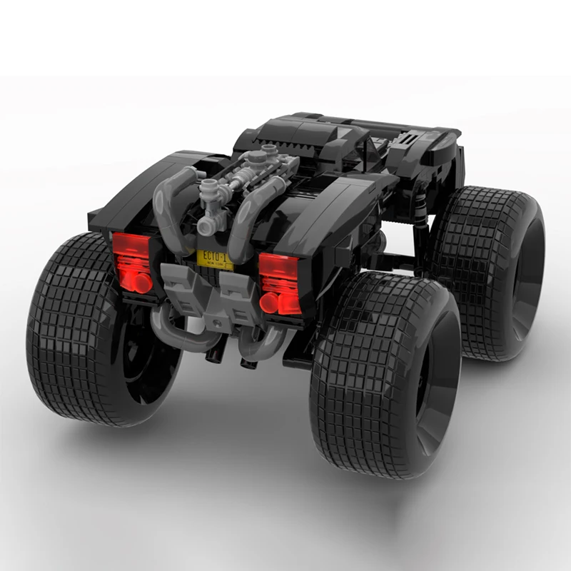 644 pezzi MOC modello di camion mostro nero modulare set fai da te blocchi di costruzione per bambini assemblaggio display giocattoli festival regalo di compleanno a sorpresa