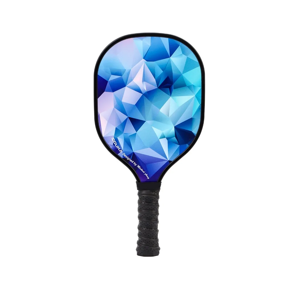 

Ribbed Handle Wooden Pickleball Paddles Lightweight Colorful Non-Slip Pickleball Training Equipment Non-Slip Pickle Ball Racket