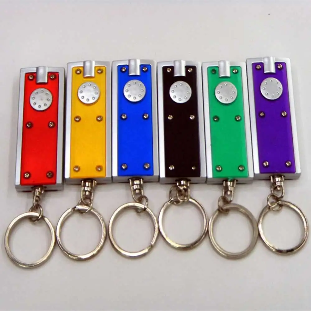 LED Keychain Flashlight Mini Flashlight Pocket Keychain Light USB Rechargeable Emegency Light Camping Light Accessories