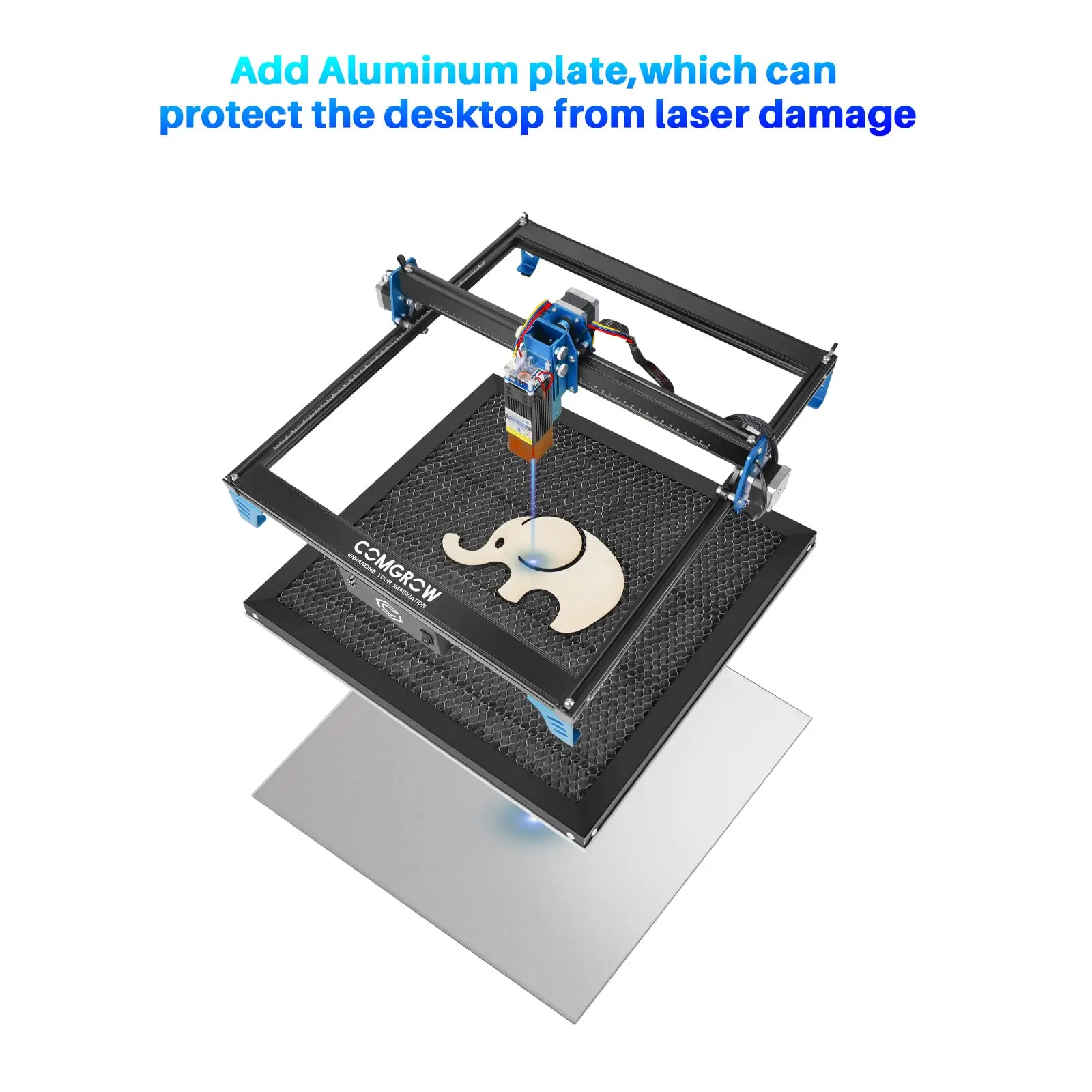 COMGROW Laser Honeycomb Working Table With Aluminum Plate For CO2 Cutting Machine CNC Laser Engraver Enquipment Parts Do Brasil