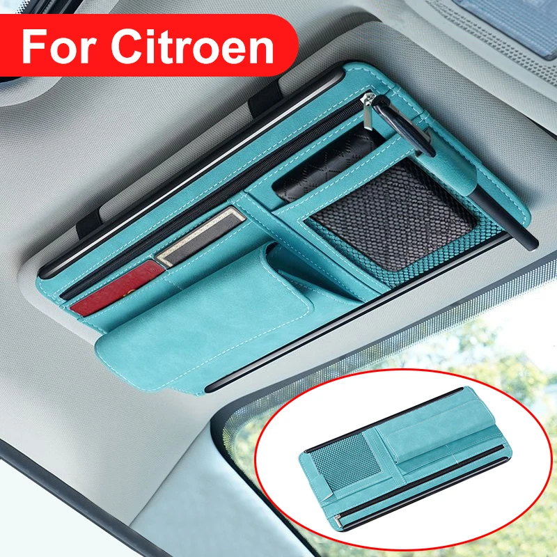 

For 2003-2024 Citroen Universal Sun Visor folder C2 3 4 5 6 X e-C3 4 X Berlingo c-Elysee Berlingo Interior Upgrade Accessories