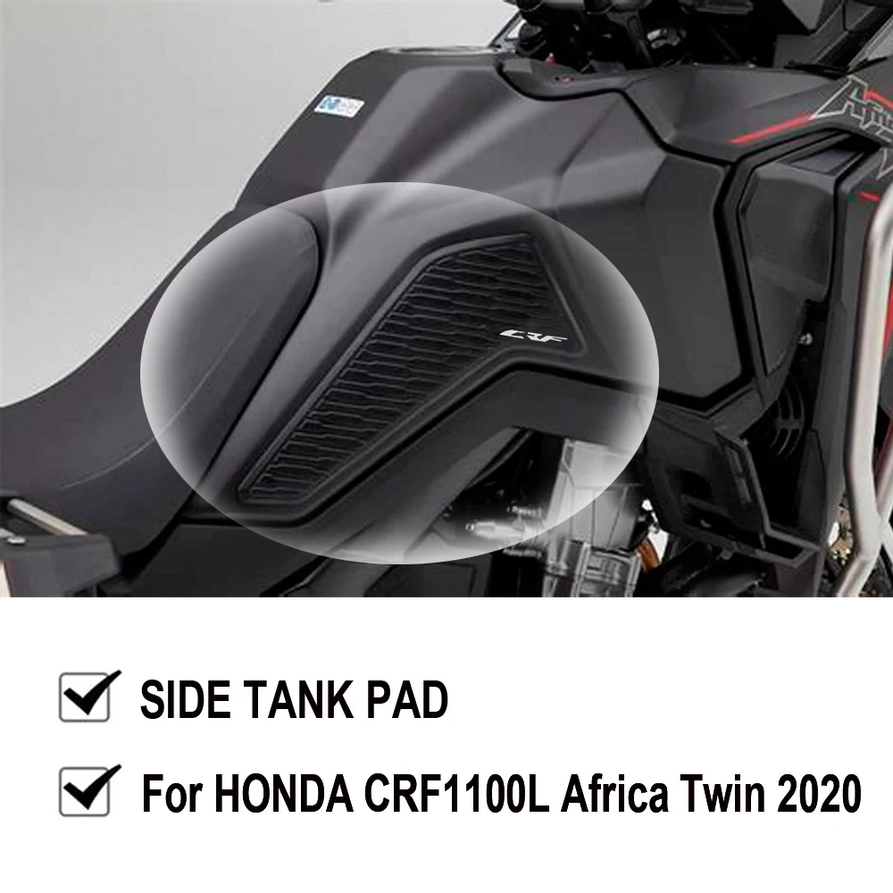 

NEW Motorcycle Non-Slip Side Fuel Tank Stickers For Honda CRF1100L CRF 1100 L crf1100l Africa Twin Waterproof Pad Rubber Sticker