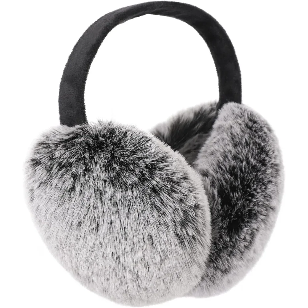 

Теплые зимние уличные наушники унисекс из искусственного меха, складные наушники