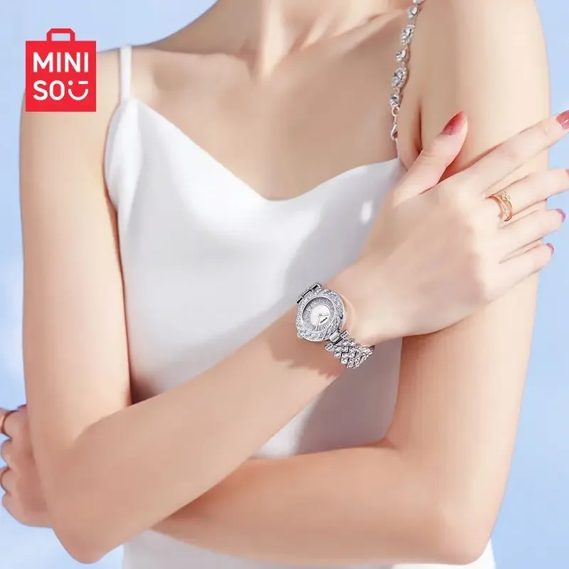 Genuine Miniso New Small Disc Gypsy Diamond Waterproof Watches