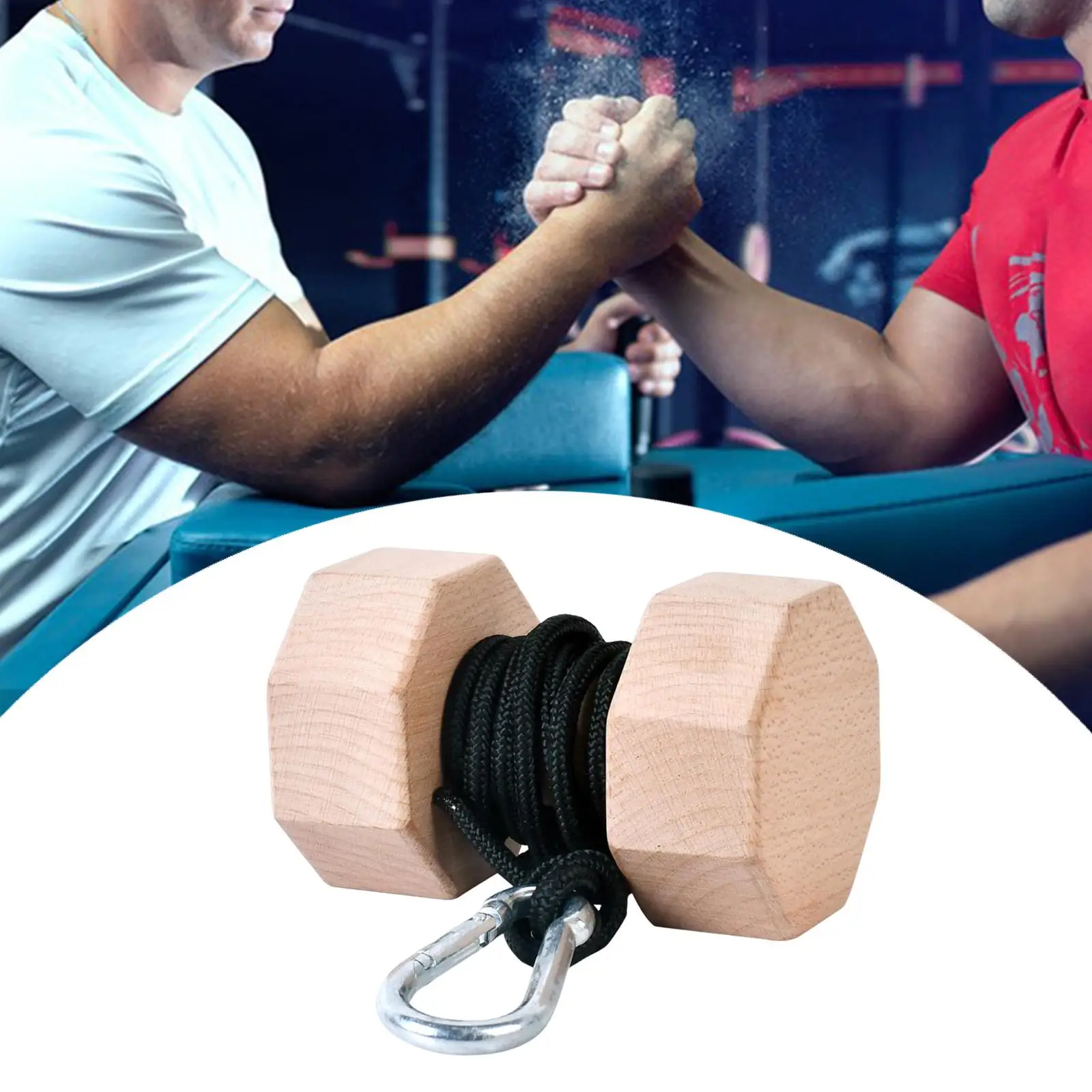 

Arm Wrestling Training Device Wood Hand Gripper Strength Workout for Fitness