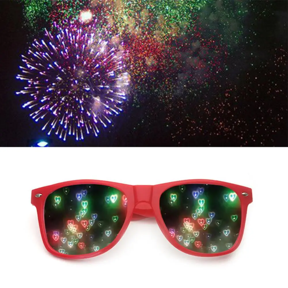 Prism Fashionable Sparkling Effects Dynamic Unique Enhance Vision Amazing Visual Experience Unleash Your Creativity Led Glasses