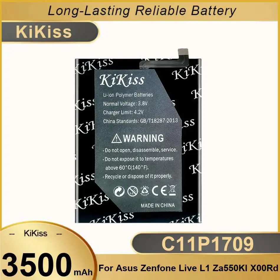 

C11P1709 Mobile Phone Battery For Asus Zenfone Live L1 ZA550KL X00RD High Performance 3500mAh