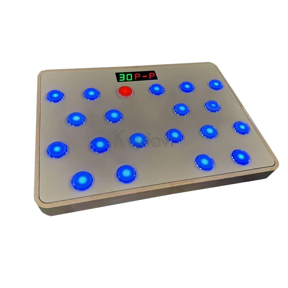 Electric Interactive Hand Speed Reaction Push Fast Game Console Press the Light Buttons Multiplayer Battle Puzzle Game